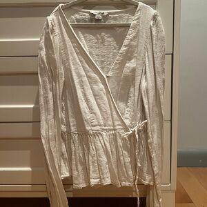 American Eagle Outfitters Wrap Top